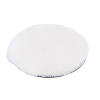 3D Knitted Wool White Pad Несинтетический круг из шерсти ягненка, прошитый по краям 76мм