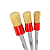Glosswork Detailing Brush Classic Kit Набор кистей для детейлинга из 3х штук белый ворс