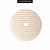 Glosswork White Wool Pad Stripe Белый меховой полировальный круг с коротким ворсом 125мм